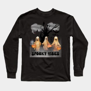 Spooky Vibes Halloween Shirt Long Sleeve T-Shirt